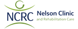 The Nelson Clinic and Rehabilitation Care website scrolling logo